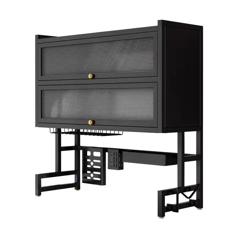 Kệ Đựng Đồ Nhà Bếp 2 Ngăn Cửa Trong Suốt Chống Bụi Nhập Khẩu Kệ Đựng Đồ Nhà Bếp 2 Ngăn Cửa Trong Suốt Chống Bụi Nhập Khẩu