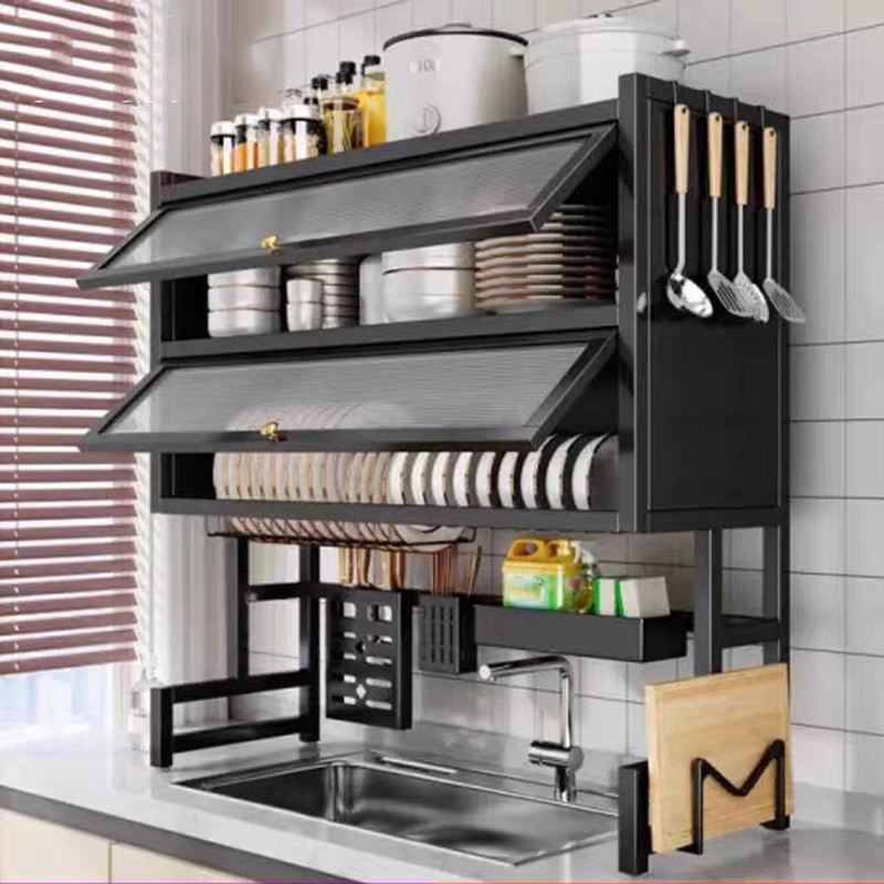Kệ Đựng Đồ Nhà Bếp 2 Ngăn Cửa Trong Suốt Chống Bụi Nhập Khẩu Kệ Đựng Đồ Nhà Bếp 2 Ngăn Cửa Trong Suốt Chống Bụi Nhập Khẩu - hình 1