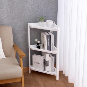 Kệ Nhựa Gia Dụng 3 Tầng Hình Tam Giác Tiết Kiệm Diện Tích Nhập Khẩu Kệ Nhựa Gia Dụng 3 Tầng Hình Tam Giác Tiết Kiệm Diện Tích Nhập Khẩu - hình 2