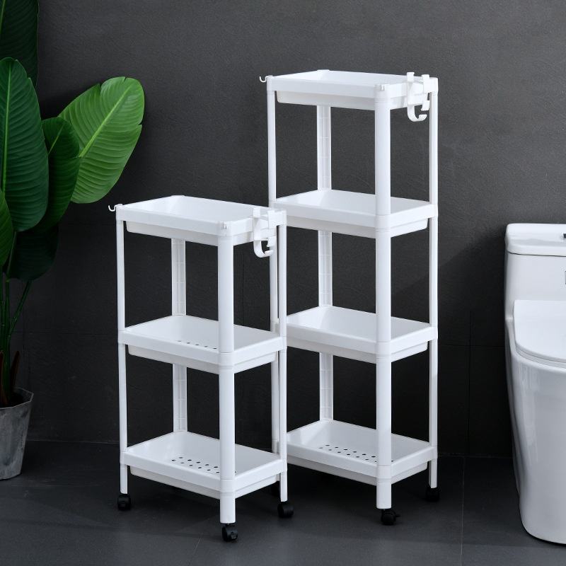 Kệ Nhựa Gia Dụng 4 Tầng Hẹp Có Bánh Xe Tiện Lợi Nhập Khẩu Kệ Nhựa Gia Dụng 4 Tầng Hẹp Có Bánh Xe Tiện Lợi Nhập Khẩu - hình 4