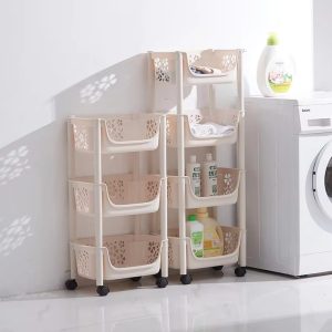 Kệ Nhựa Gia Dụng 4 Tầng Hình Vịt Vàng Có Bánh Xe Thông Minh Kệ Nhựa Gia Dụng 4 Tầng Hình Vịt Vàng Có Bánh Xe Thông Minh - hình 1