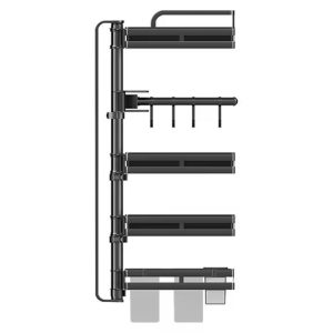 Khay Xoay Thông Minh 3 Tầng Đựng Gia Vị Có Móc Treo Nhập Khẩu Khay Xoay Thông Minh 3 Tầng Đựng Gia Vị Có Móc Treo Nhập Khẩu - hình 1