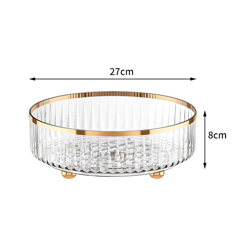Khay Xoay Thông Minh 360 Độ Acrylic Trong Suốt Đựng Gia Vị Nhập Khẩu Khay Xoay Thông Minh 360 Độ Acrylic Trong Suốt Đựng Gia Vị Nhập Khẩu - hình 5