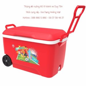 Thùng Đá Vuông Bánh Xe 60 Lít Duy Tân - hình 2