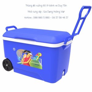 Thùng Đá Vuông Bánh Xe 60 Lít Duy Tân - hình 4