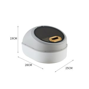 Thùng Gạo Thông Minh 3kg Nắp Kín Định Lượng Xoay Nhập Khẩu