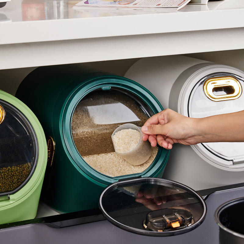 Thùng Gạo Thông Minh 3kg Nắp Kín Định Lượng Xoay Nhập Khẩu Thùng Gạo Thông Minh 3kg Nắp Kín Định Lượng Xoay Nhập Khẩu - hình 5