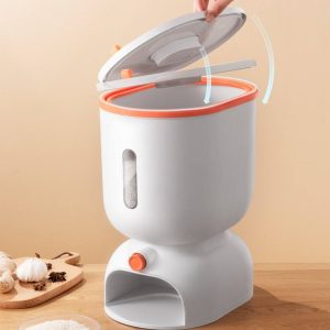 Thùng Gạo Thông Minh Định Lượng Tự Động 7Kg Nhập Khẩu - hình 2