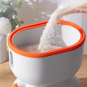 Thùng Gạo Thông Minh Định Lượng Tự Động 7Kg Nhập Khẩu - hình 3