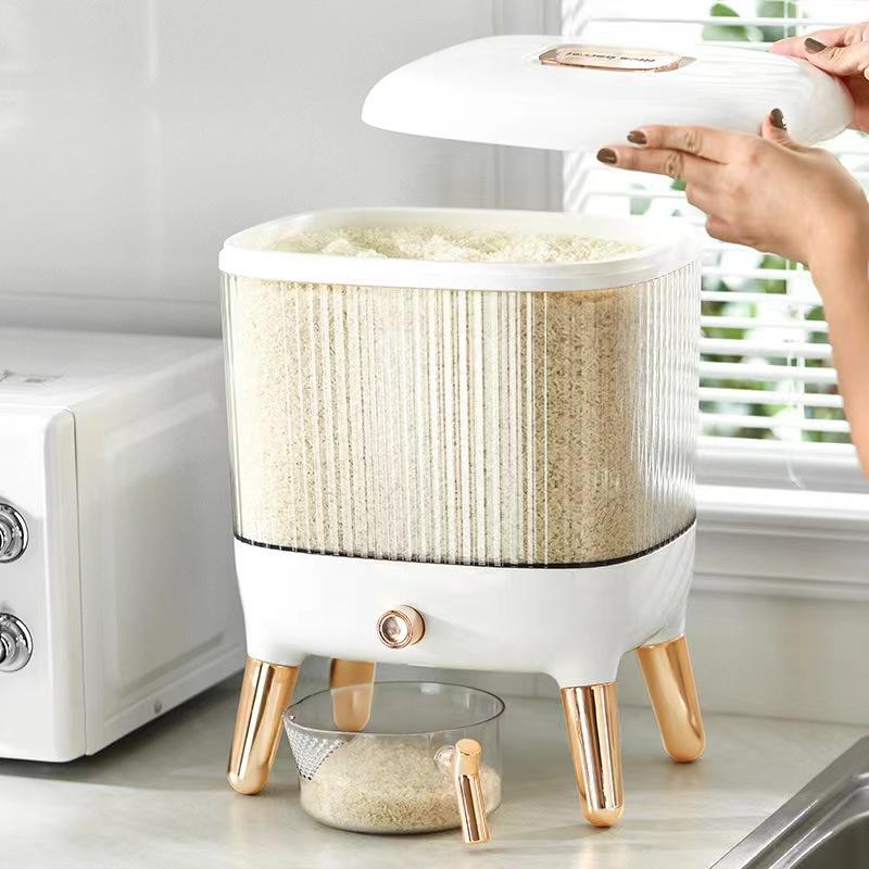 Thùng Gạo Thông Minh Dung Tích Lớn 10Kg Nắp Kín Định Lượng Nhập Khẩu Thùng Gạo Thông Minh Dung Tích Lớn 10Kg Nắp Kín Định Lượng Nhập Khẩu - hình 3