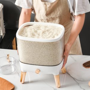 Thùng Gạo Thông Minh Dung Tích Lớn 10Kg Nắp Kín Định Lượng Nhập Khẩu Thùng Gạo Thông Minh Dung Tích Lớn 10Kg Nắp Kín Định Lượng Nhập Khẩu - hình 5