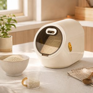 Thùng Gạo Thông Minh Dung Tích Lớn Chất Liệu PP Nắp Kín Nhập Khẩu - hình 2