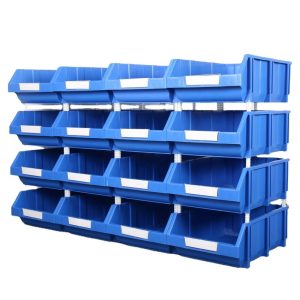 Thùng Nhựa Đa Năng 5 Tầng Xếp Chồng Màu Xanh Nhập Khẩu - hình 2