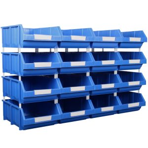 Thùng Nhựa Đa Năng 5 Tầng Xếp Chồng Màu Xanh Nhập Khẩu - hình 5