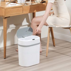 Thùng Rác Thông Minh Giá Rẻ 12L Cảm Ứng Tự Động Nhựa Nhập Khẩu - hình 4