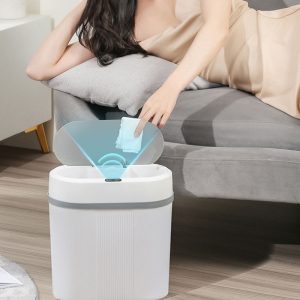 Thùng Rác Thông Minh Giá Rẻ 12L Cảm Ứng Tự Động Nhựa Nhập Khẩu - hình 5