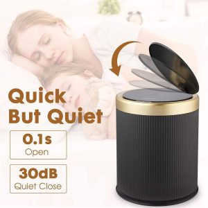 Thùng Rác Thông Minh Giá Rẻ Cảm Biến Tự Động 11L Màu Trắng Vàng Nhập Khẩu - hình 5