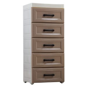 Tủ Kéo Nhiều Ngăn 5 Tầng Nhựa Màu Nâu Mini Tiện Lợi Nhập Khẩu Tủ Kéo Nhiều Ngăn 5 Tầng Nhựa Màu Nâu Mini Tiện Lợi Nhập Khẩu - hình 3