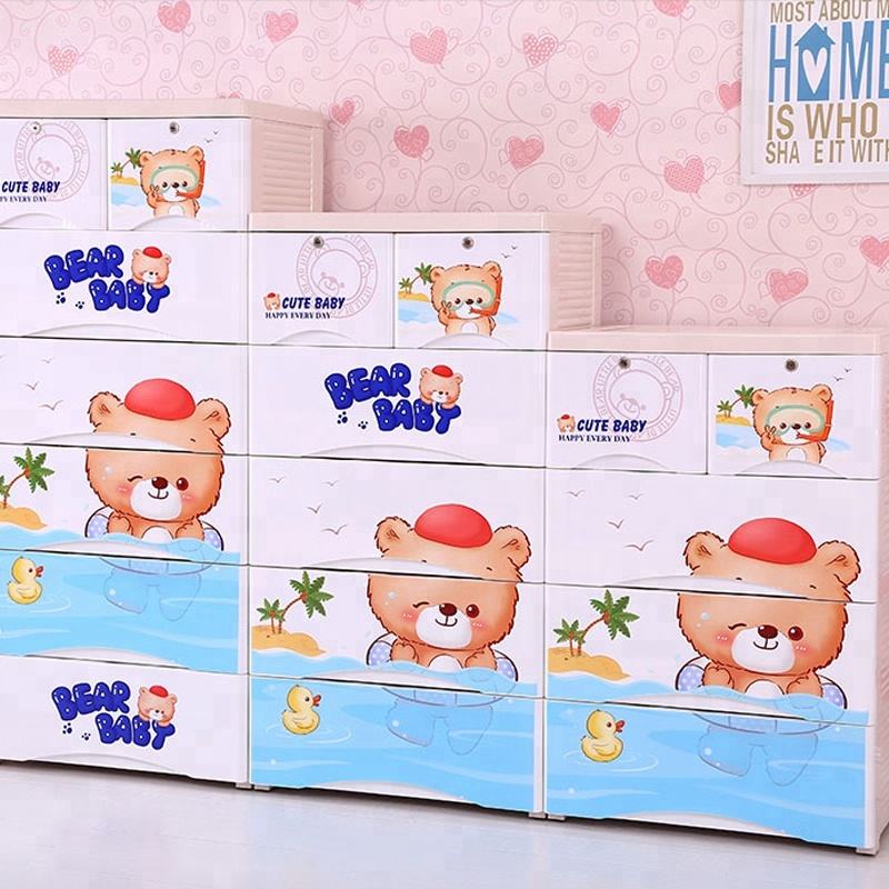 Tủ Kéo Nhựa 6 Ngăn Họa Tiết Hoạt Hình Dễ Thương Nhập Khẩu Tủ Kéo Nhựa 6 Ngăn Họa Tiết Hoạt Hình Dễ Thương Nhập Khẩu - hình 5
