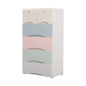 Tủ Kéo Nhựa Mini 3 Ngăn Màu Pastel Tiện Lợi Nhập Khẩu - hình 5